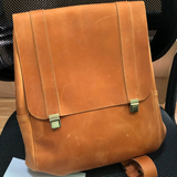 Кожаный рюкзак для женщин «Лок» Lock с карманом