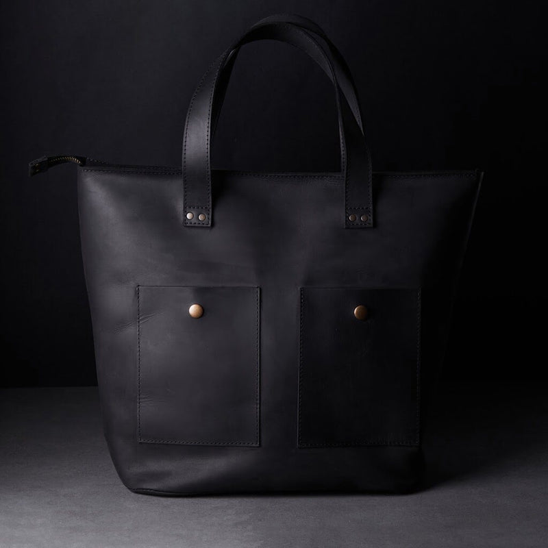 Большая вместительная кожаная женская сумка «Elegant»
