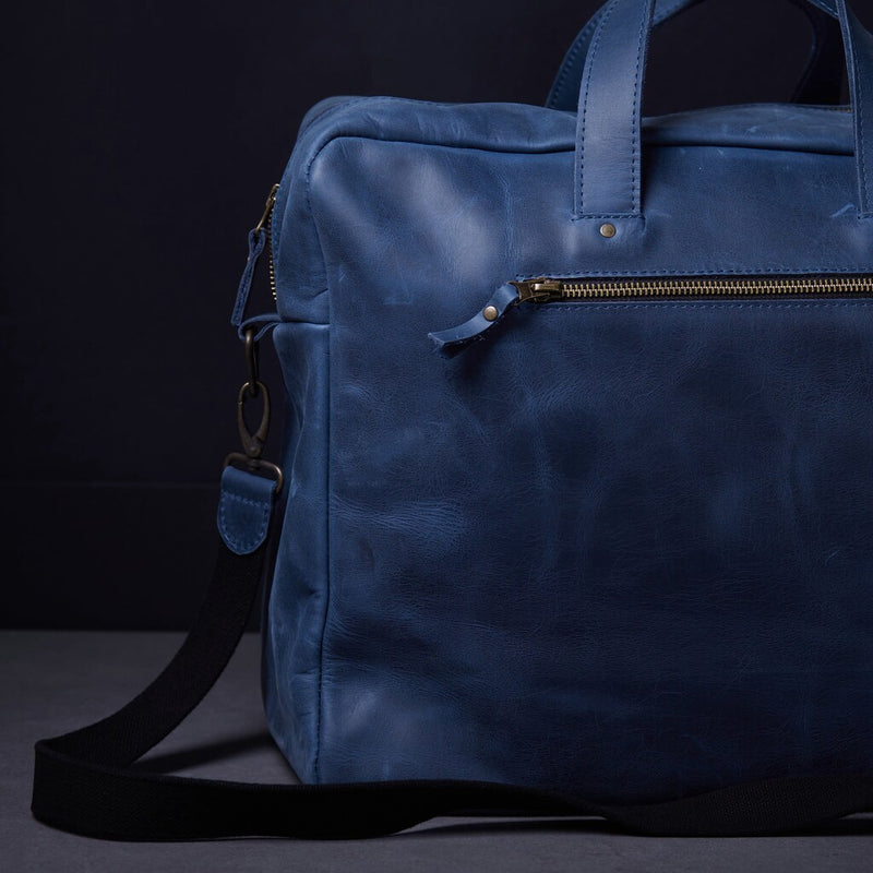 Шкіряна сумка для бізнес-подорожей «Нью Тревелер» New Traveler