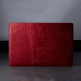 Красный чехол «Гамма Плюс» Gamma Plus для MacBook Pro 15 2012-2015 / Pro 16 2019-2022 с лого Apple